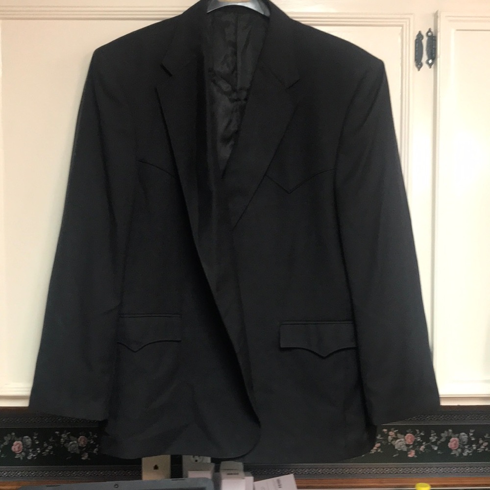 Circle S Dallas Mens western jacket sport/blazer black 52R